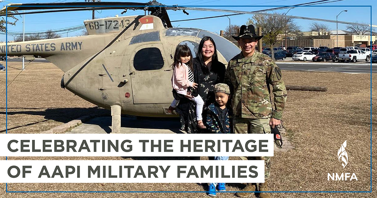 Asian American Pacific Islanders Heritage Month Military Families   AAPI FA 1200x630 Graphic SEO 