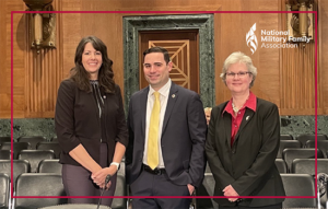 NMFA testified today alongside our partners in supporting military family financial wellbeing: the Military Officers Association of America (MOAA) and the Association of Military Banks of America (AMBA).