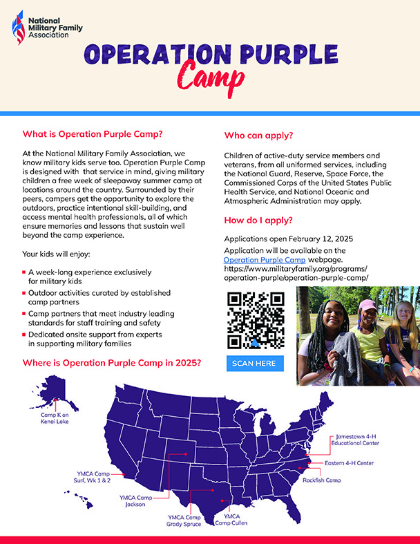 2025 Operation Purple Camp One-Pager