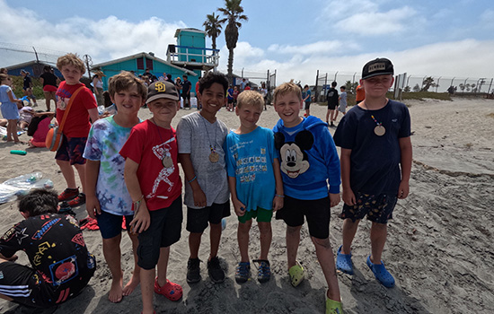 OPC campers in the sand 2024