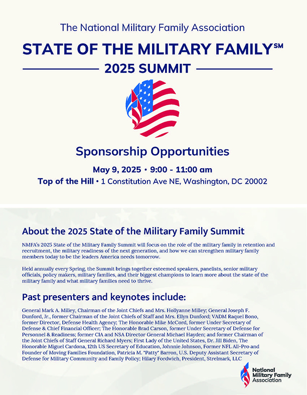 2025 State of the Military Family Summit Cover