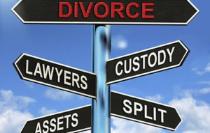 Divorce sign