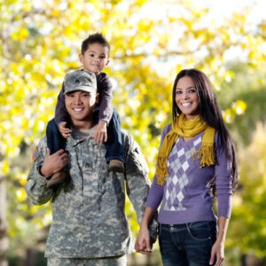 Beautiful military family