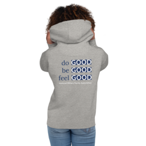 Do Good Be Good Feel Good Unisex Grey Hoodie