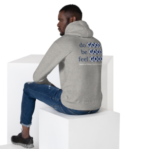 Do Good Be Good Feel Good Unisex Grey Hoodie